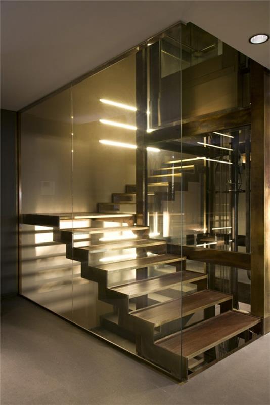 portaiden suunnitteluideoita sisäänrakennettu lasieristimen valaistus