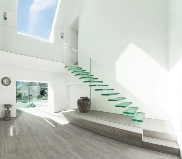 portaat lasiportaat minimalistinen portaikko