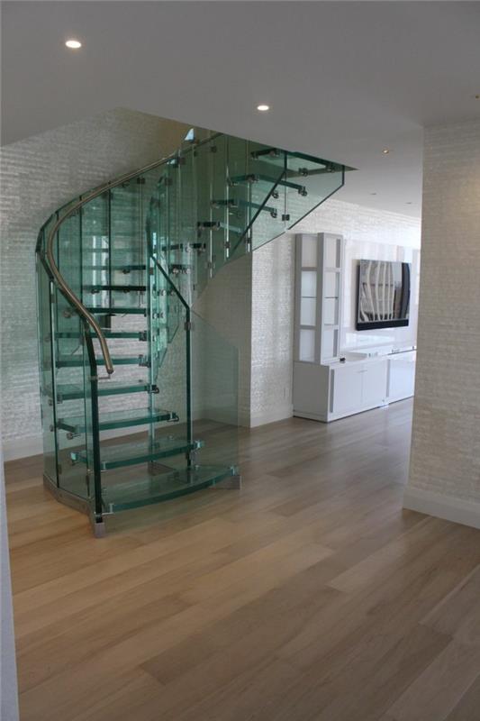 portaiden suunnittelu lasiportaat kiviseinä