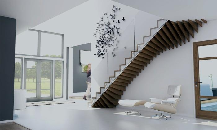 portaiden suunnittelu orgaaniset portaat modernit elävät ideat valkoinen lattia