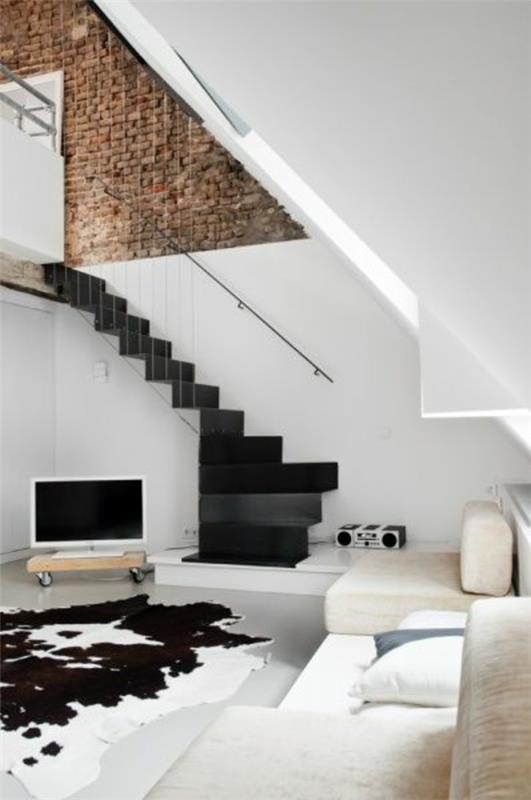 portaiden suunnittelu musta tv -matto sohvan seinäkoriste