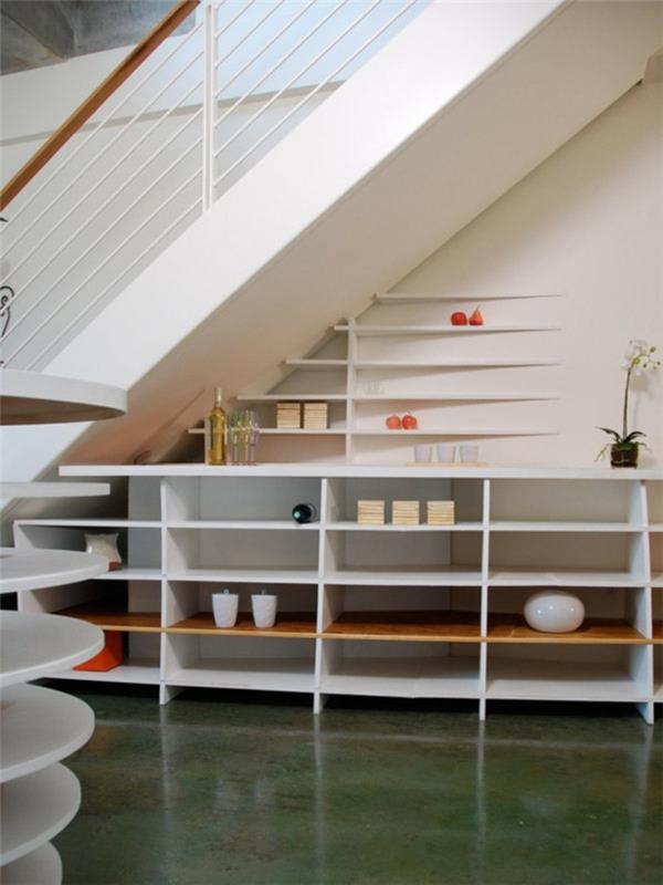 portaikko suunnittelu säilytystilaa portaiden alla kauniita eläviä ideoita