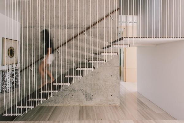 portaikko sisustus moderni arkkitehtuuri