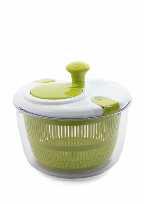 tupperware -salaattipuristin vihreä valkoinen salaattipyörittäjä tupper