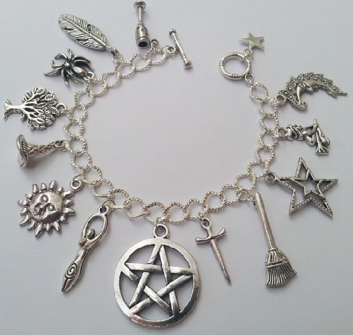 Wiccan charme armbånd
