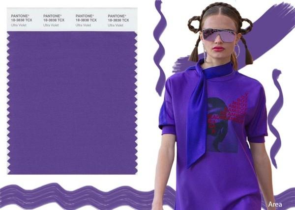 ultra violetti trendiväri 2018 pantone väri muoti trendit