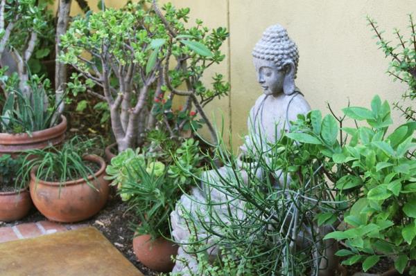 ympäristö buddha patsas puutarha rentoutua mielessä