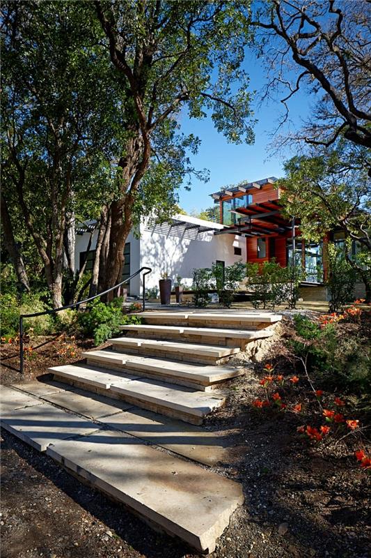ympäristöystävällinen arkkitehtuuri ja design vihreä lyhty asuinpaikka texas