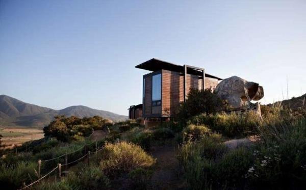 ympäristöystävällinen muotoilu puinen bungalow erikoishotellit vihreä arkkitehtuuri
