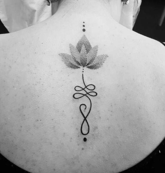 unalome tatuointi takaisin lotus