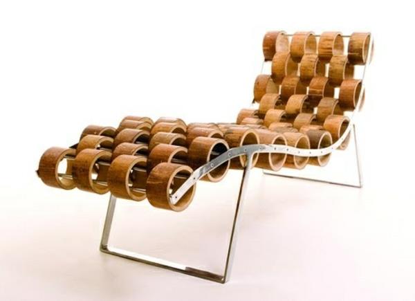 suunnitteluideoita bambu sisustus huonekalut lepotuolit