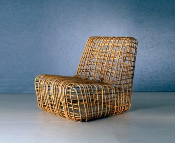 suunnitteluideoita bambu sisustus huonekalut nojatuoli