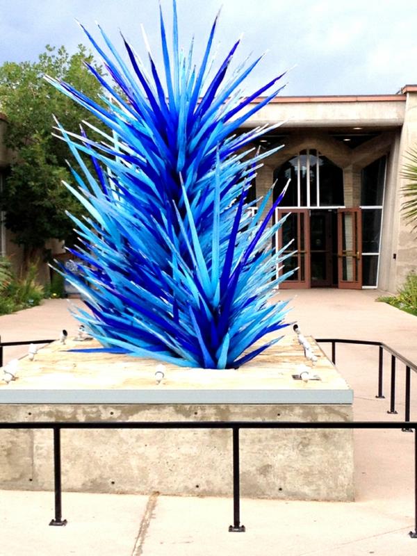 maisema chihuly kasvitieteellinen puutarha sininen inspiraatiota