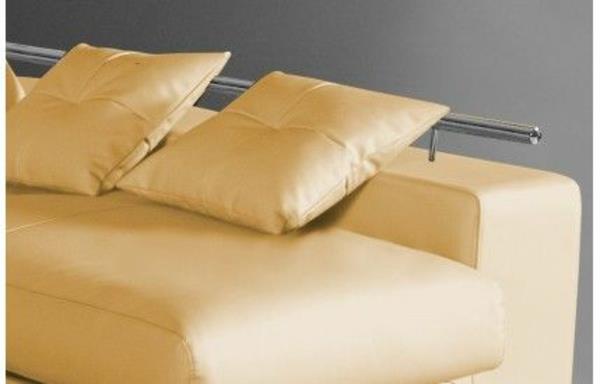 huonekalut nahkahuonekalut pitkäkestoinen sohva keltainen