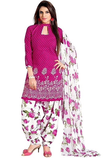 Fűzetlen pandzsábi Salwar Kameez