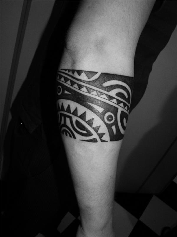 käsivarsi maori tatuointi idea