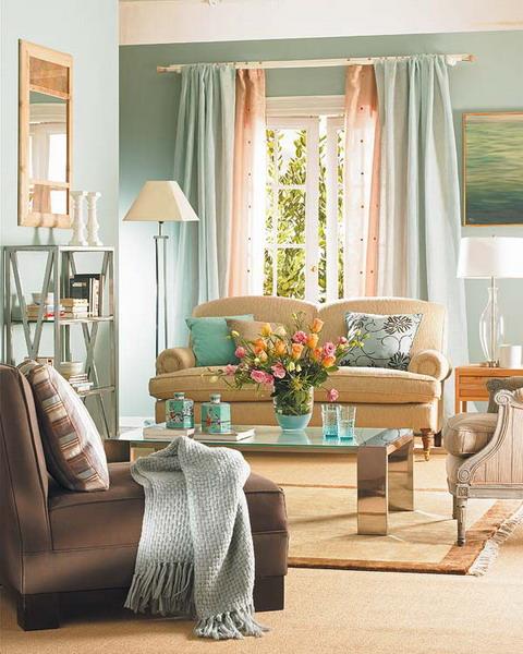 eri kankaat tyylikäs huone turkoosi olohuone sohva sohva