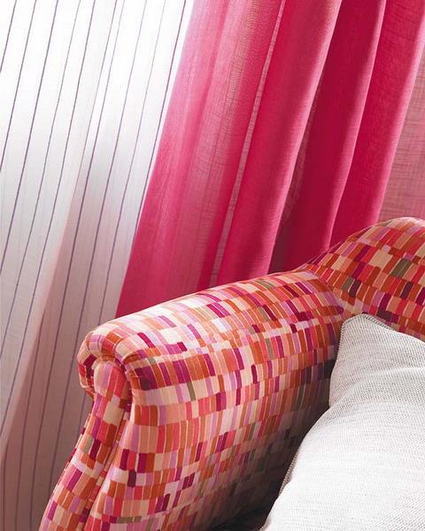 eri kankaat älykäs huone vadelma väri värikäs nojatuoli verhot