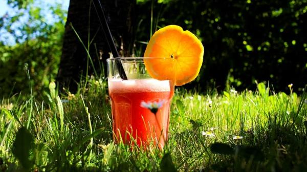 loma kotona cocktail -puutarha