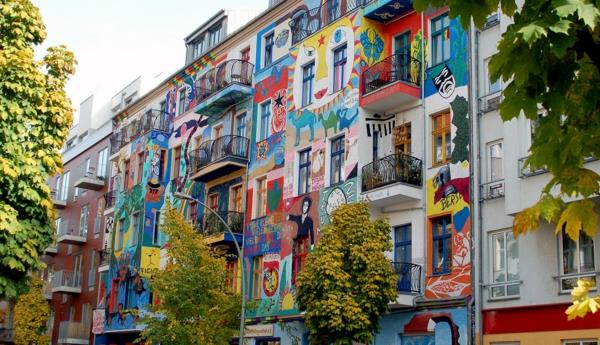 lomakohteet Eurooppa berliini graffiti taidetta
