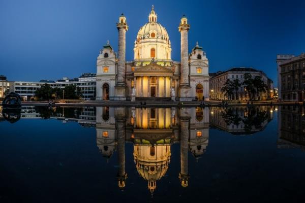 lomakohteet Eurooppa wienin karlskirche