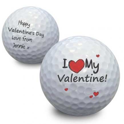 Golflabda Valentin -ajándék