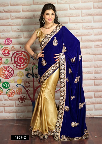Velvet Silk Saree