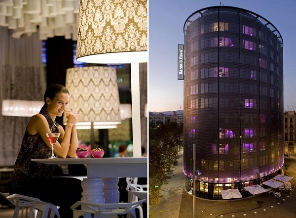 yhtenäiset värit barcelo raval hotel design ulkoasun suunnittelu