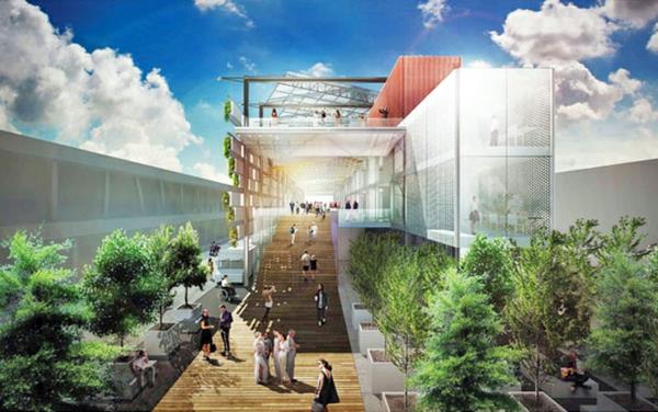 pystysuora puutarha USA Pavilion Milan Expo 5 kestävä muotoilu
