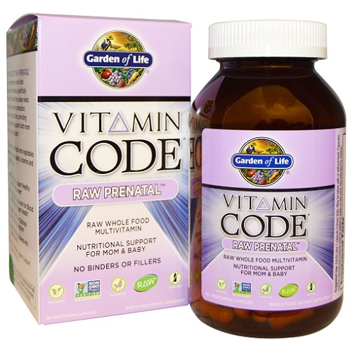 Az Életkert vitamin kódja, nyers születés előtti