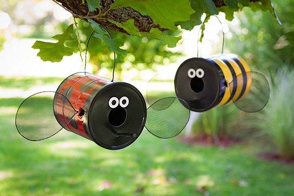 rakentaa omat birdhouse puusta ympäristöystävälliset mehiläiset