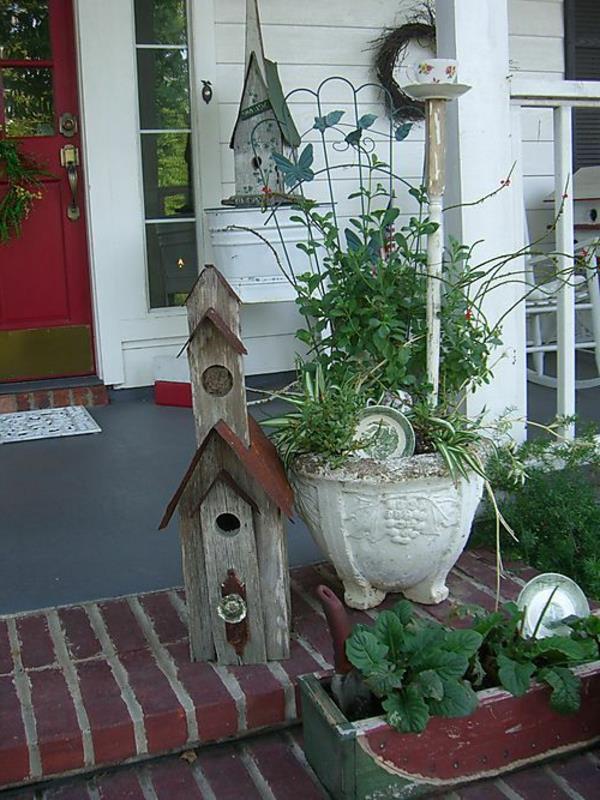 rakentaa oma birdhouse puu ympäristöystävällinen maalaismainen