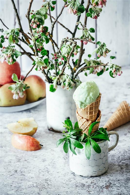 waldmeister reseptit kasvi jäätelöä tee itse