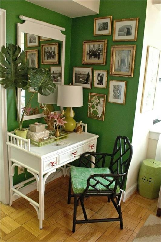 seinän väri vihreä väri ideoita seinän suunnittelu kuvia runko seinän koristelu