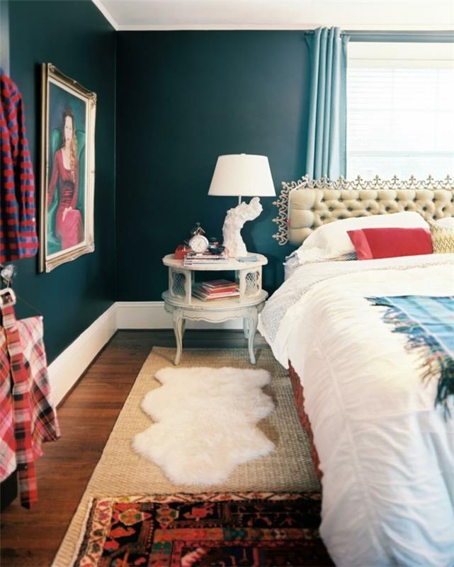 seinän väri bensiini makuuhuone värillinen kangas näytteitä pehmeä matto