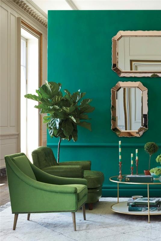 seinän väri bensiini olohuone vihreä nojatuoli valo matto