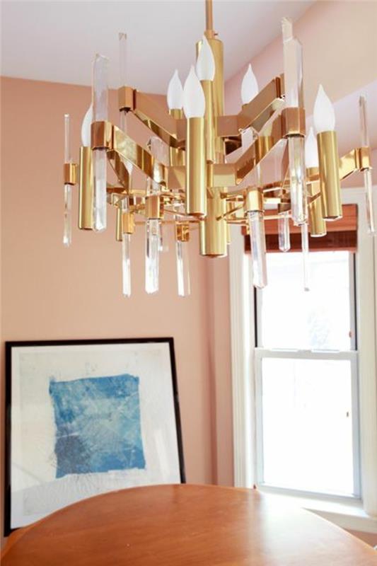 seinän värit Salmon Peach Benjamin Moore