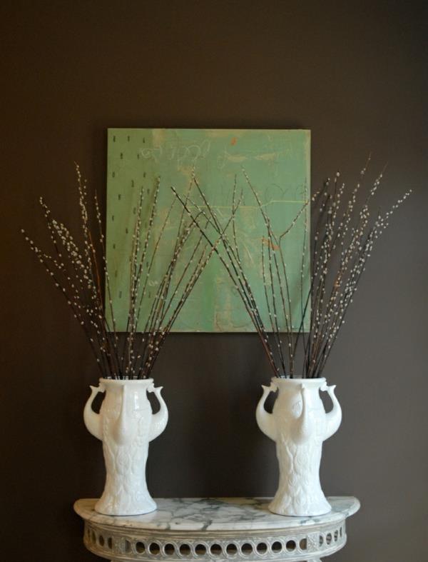 seinän värit ruskeat sävyt koriste -esineet maljakot seinän värit kangas ruskeat sävyt koriste -esineet maljakot