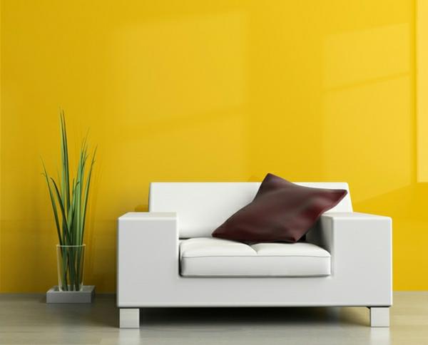 maalaa seinämaalausideoita olohuone keltaiset aurinkoiset seinät