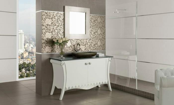 seinälaatat kylpyhuone keraamiset laatat peili pinta valkoinen sisustus