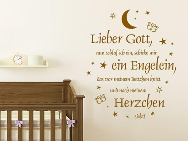 seinän suunnittelu vauvan huoneen suunnittelu seinä tarra sanontoja