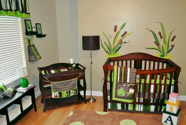 seinän suunnittelu vauvan huone seinätarrat suunnittelu lastenhuone