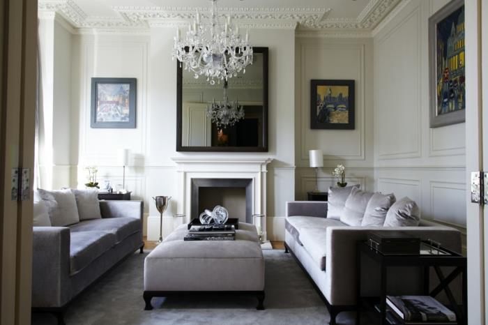 seinän suunnitteluideoita kotiideoita olohuone tyylikäs huonekalut takka kuvia aksentteja