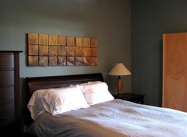 seinäkoriste pieni makuuhuone tyylikäs seinäkoriste metalli Brenda McMahon Ceramics