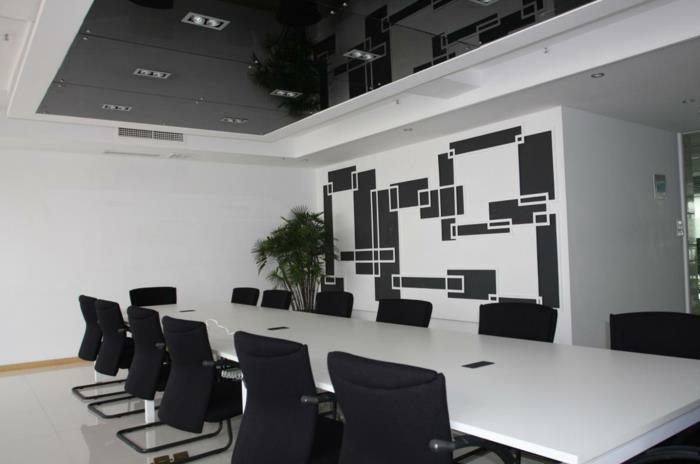 Kuvio mustavalkoinen seinäsuunnittelu ja väriseinäsuunnittelu mustavalkoinen toimistoasennusikkunat