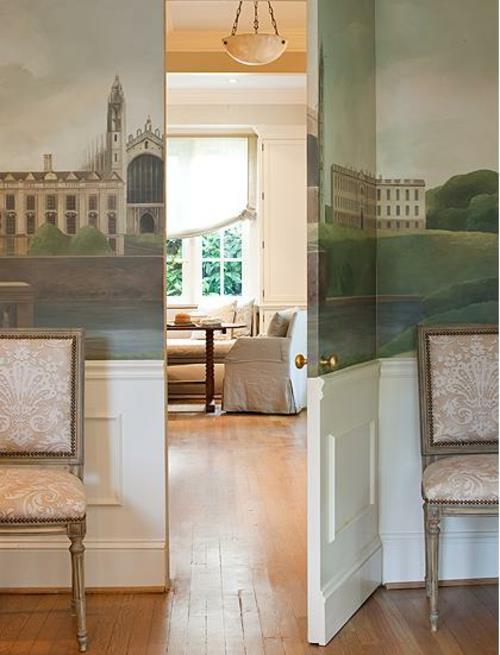 seinämaalaus idea salaiset ovet lattia puu klassiset laitteet