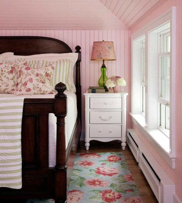 maali seinäpaneelit puu näyttää maali seinäpaneelit vaaleanpunainen romanttinen makuuhuone