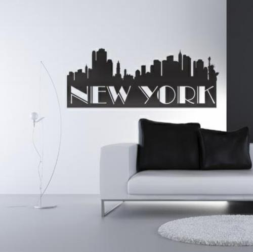 seinätarrat seinä tarrat seinäkoriste new york