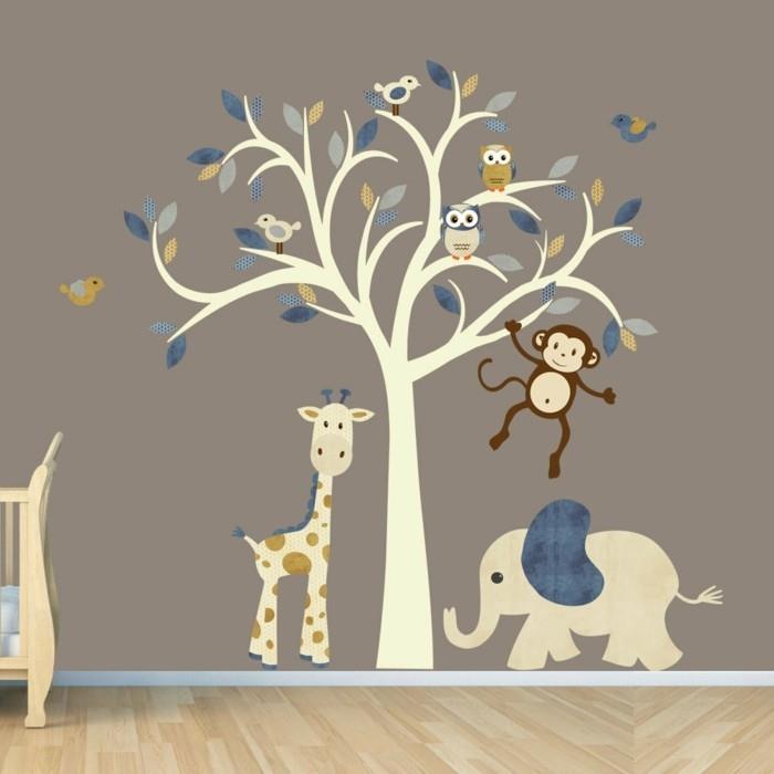 seinätarrat puu elävät ideat lastentarha puu eläimet luonto