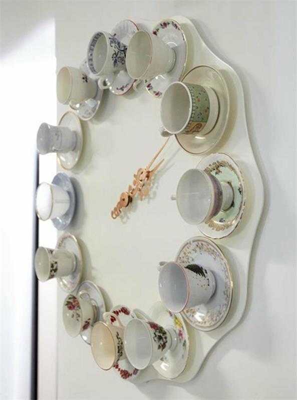 seinäkellot suunnitteluideoita koristeelliset toiminnalliset teekupit
